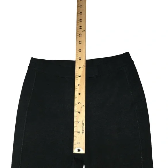Armani Exchange Ponte Black Stretch Back Leg Zip Leggings - Women’s XS - Picture 4 of 15
